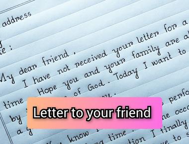 Writing a Letter to a Friend - Expressing Yourself with Sincerity