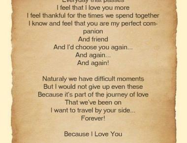 Love Letter For Valentine Day